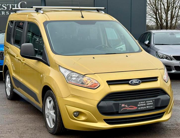 Ford Tourneo Connect  2015   91.000km  1.6d  5 places, Auto's, Ford, Bedrijf, Te koop, Tourneo Connect, ABS, Airbags, Airconditioning