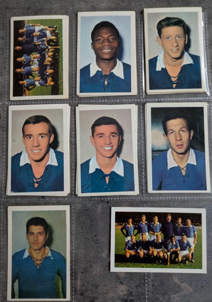 VOETBAL aa GENT  7X ZEER ZELDZAME KAARTEN, Hobby en Vrije tijd, Stickers en Plaatjes, Verzenden