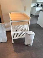 Troll luiertafel met lade incl Korbell luieremmer, Ophalen, Gebruikt, Luieremmer