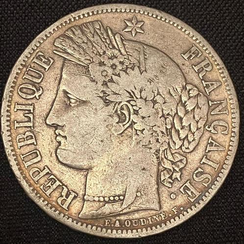 France - 5 Francs 1849 A - KM761 - 5, Timbres & Monnaies, Monnaies | Europe | Monnaies non-euro, Monnaie en vrac, France, Argent
