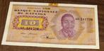 10 francs katangais, Enlèvement ou Envoi