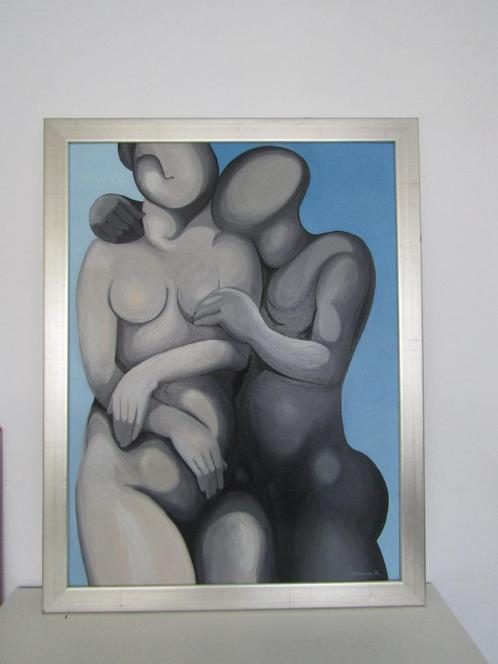 Modern schilderij, Antiek en Kunst, Kunst | Schilderijen | Modern, Ophalen