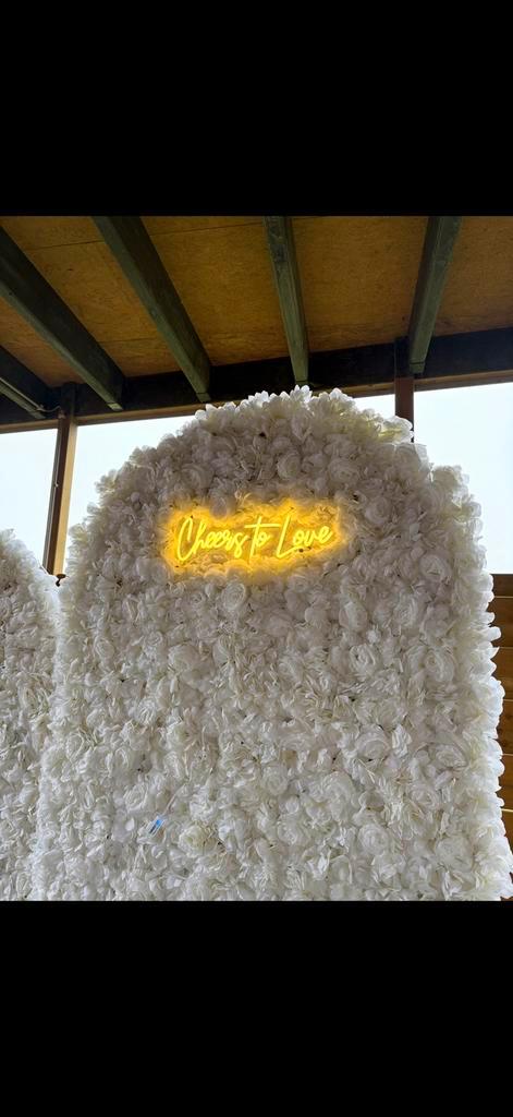 Foto bloemen wall, Hobby en Vrije tijd, Feestartikelen, Ophalen