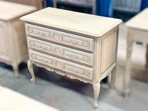 Vintage commode in onbehandelde eik, Huis en Inrichting, Kasten | Ladekasten, Zo goed als nieuw, Eikenhout, Ophalen