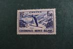 1937 France, Chamonix, Ski, MNH, neuf, Enlèvement ou Envoi, Non oblitéré