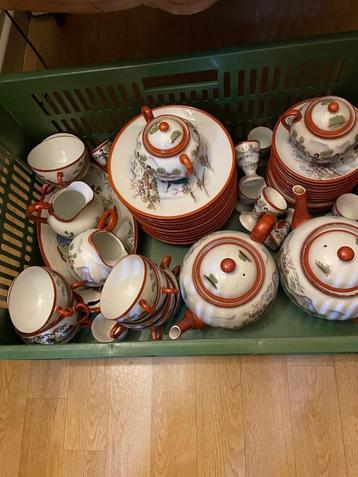 Double service à thé chinois beschikbaar voor biedingen