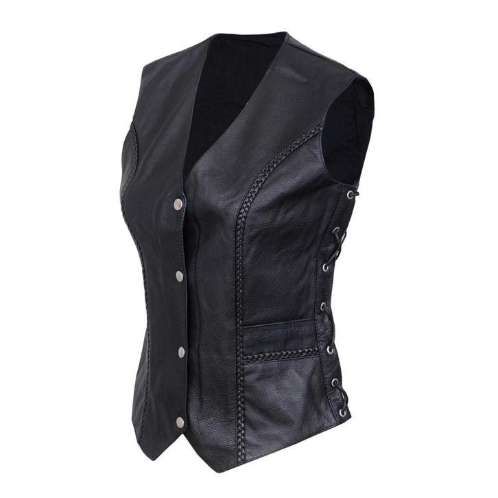 Gilet de moto en cuir neuf pour Femmes, Motos, Vêtements | Vêtements de moto, Femmes, Enlèvement ou Envoi