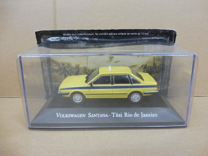 1:43 Atlas Ixo VW Volkswagen Santana Taxi Rio de Janeiro, Hobby en Vrije tijd, Modelauto's | 1:43, Zo goed als nieuw, Auto, Ophalen of Verzenden