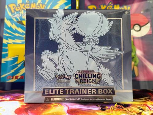 Pokemon ETB Sword & Shield Chilling Reign (l-blauw) - nieuw, Hobby en Vrije tijd, Verzamelkaartspellen | Pokémon, Nieuw, Overige typen