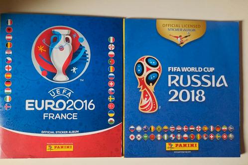 GEZOCHT: Panini Stickers Euro 2016 en WC 2018, Hobby en Vrije tijd, Stickers en Plaatjes, Zo goed als nieuw, Ophalen of Verzenden