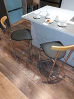 2 tabourets de bar, Maison & Meubles, Avec repose-pieds, 2 tabourets, Comme neuf, Enlèvement