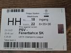 Ticket PSV, Gebruikt, Ophalen of Verzenden