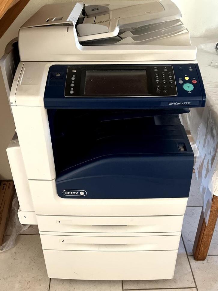 Xerox 7530 kopieerapparaat + verbruiksartikel, Computers en Software, Printers, Gebruikt, Kopieermachine, Laserprinter, Kleur printen