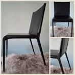 6 bikappa stoelen van Kristalia, Huis en Inrichting, Stoelen, Ophalen, Zwart, Leer, Zo goed als nieuw