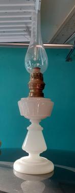 Quinquet en verre, Antiek en Kunst, Antiek | Verlichting, Ophalen of Verzenden