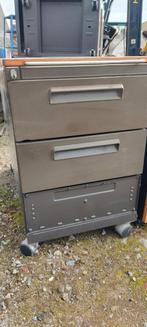 Commode en métal, meuble à tiroirs, bloc de bureau, commode, Maison & Meubles, Enlèvement ou Envoi, Comme neuf