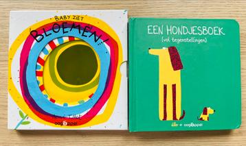 Hervé Tullet - Bloemen + Oogappel - een hondjesboek beschikbaar voor biedingen