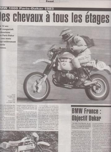 Moto1983 BMW 1000 Paris Dakar compétition collection beschikbaar voor biedingen