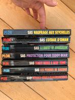 Lot 7 livres de la collection SAS (PLON), Ophalen of Verzenden, Gelezen
