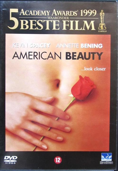 DVD ROMANTISCHE KOMEDIE - AMERICAN BEAUTY (KEVIN SPACEY), Cd's en Dvd's, Dvd's | Komedie, Zo goed als nieuw, Romantische komedie