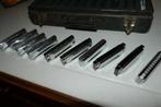 Set 10 blues mondharmonica Suzuki en  Lee Oskar, Muziek en Instrumenten, Blaasinstrumenten | Mondharmonica's, Gebruikt, Overige typen