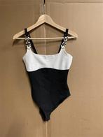 Badpak Wit zwart River island Size 8, Kleding | Dames, Ophalen of Verzenden, Zo goed als nieuw, Wit, Badpak