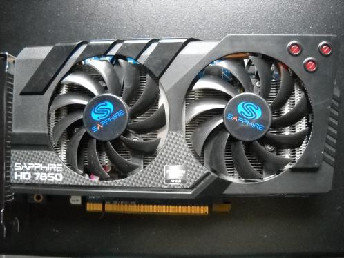 Carte graphique Sapphire HD 7850, Computers en Software, Videokaarten, Gebruikt, GDDR5, HDMI, DVI, Ophalen of Verzenden