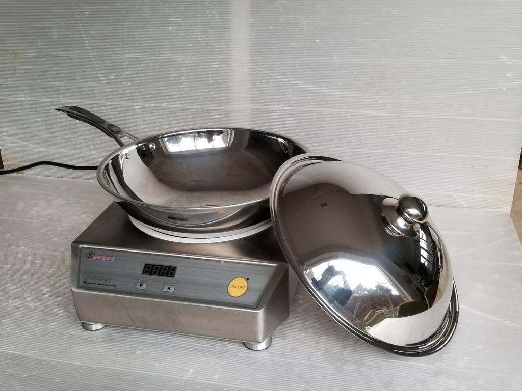 ② kookplaat met bolle wokpan (nieuw) — Fornuizen — 2dehands
