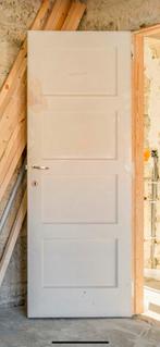 Set van 10 houten deuren + grepen/deurkozijnen, Gebruikt, Hout, 200 tot 215 cm, Binnendeur