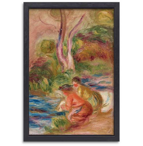 Les laveuses - Pierre-Auguste Renoir toile + cadre de cuisso, Maison & Meubles, Accessoires pour la Maison | Peintures, Dessins & Photos