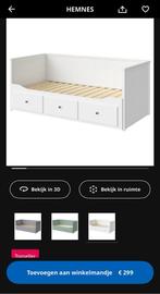 Hemnes bed, Huis en Inrichting, Ophalen, Gebruikt, Wit