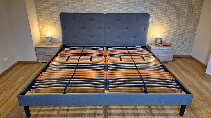 emma original bed II 200 x 200, Huis en Inrichting, Slaapkamer | Bedden, Zo goed als nieuw, Tweepersoons, Overige maten, 200 cm