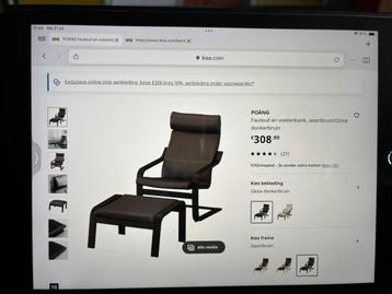 Relaxstoel (Ikea) Poäng beschikbaar voor biedingen