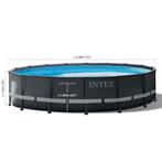 Piscine hors sol INTEX Ultra XTR 488 x 122 NEUVE, Nieuw, 400 cm of meer, Rond, Opzetzwembad