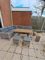 loungeset XXL Wicker, Jardin & Terrasse, Ensembles de jardin, Osier, Comme neuf, Sets de jardin, Enlèvement