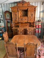 Eetplaats met tafel en stoelen, Antiek en Kunst, Ophalen