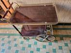 Vintage serveerwagen, Ophalen, Rond