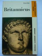 4. Racine Britannicus Nouveaux classiques Larousse 1982, Livres, Théâtre, Utilisé, Jean Racine, Envoi