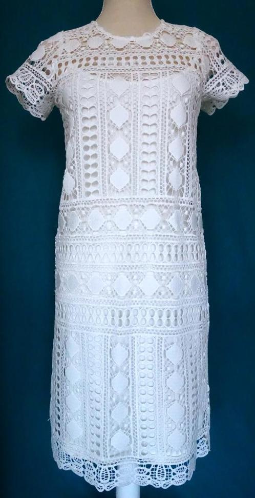 Elegante nieuwe jurk LIU-JO met voering.Italiaanse maat 40., Kleding | Dames, Jurken, Nieuw, Maat 36 (S), Wit, Onder de knie, Verzenden