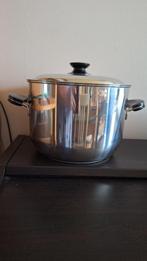 Lagostina Irradial Plus 24 cm, Ophalen of Verzenden, Gebruikt, Inox, Kookpan of Snelkookpan