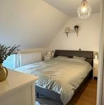 Boxspring 160x200, Huis en Inrichting, Slaapkamer | Boxsprings, Ophalen, Gebruikt, Bruin, Tweepersoons