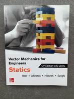 Vector Mechanics for Engineers - statics, Boeken, Hoger Onderwijs, Zo goed als nieuw, Ophalen