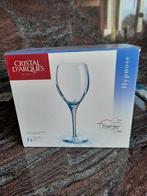 6 drinkglazen in kristal, nog in de verpakking, Huis en Inrichting, Nieuw, Glas, Glas of Glazen, Ophalen of Verzenden