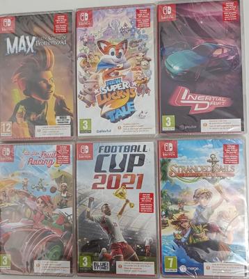 Ongeopende Nintendo Switch games beschikbaar voor biedingen