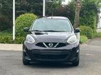 2015 Nissan micra Benzine airco Euro 5, Auto's, Nissan, Euro 5, Stof, Zwart, Micra