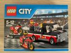 Lego CITY 60084 racemotortansport 5-12j, Ophalen, Zo goed als nieuw, Complete set, Lego