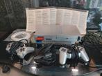 Sony playstation 2 Silver, Games en Spelcomputers, Spelcomputers | Sony PlayStation 2, Met 2 controllers, Gebruikt, Ophalen of Verzenden