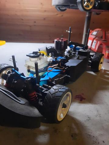 Kyosho nitro rc auto recent heropgebouwt beschikbaar voor biedingen