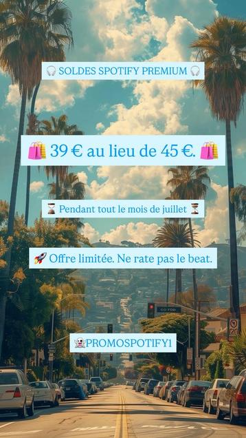 Abonnement sootify promo !!, Informatique & Logiciels, Logiciel Audio, Enlèvement ou Envoi, Comme neuf
