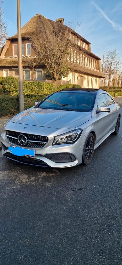 MERCEDES CLA 200d AMG 2018, Auto's, Mercedes-Benz, Particulier, CLA, Diesel, Euro 6, 5 deurs, Automaat, Zilver of Grijs, Zwart